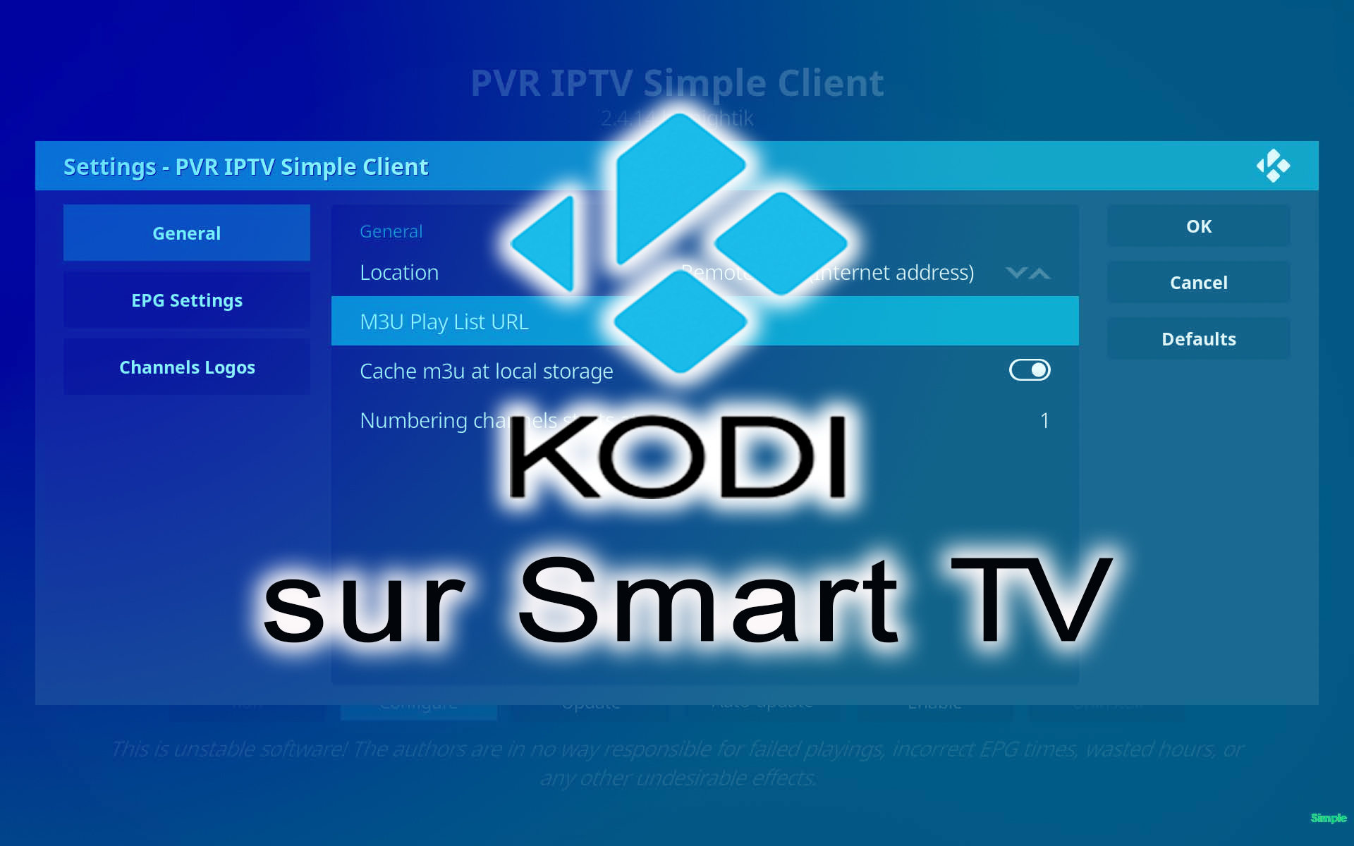 KODI sur « Smart TV »
