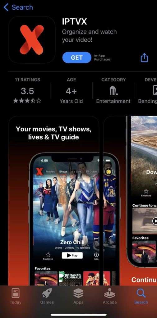 Comment obtenir IPTVX sur les appareils Apple